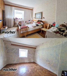 Entrümpelung München Vorher Nachher